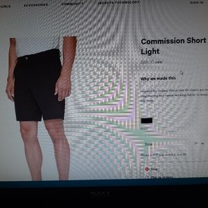 EUC lululemon commission shorts